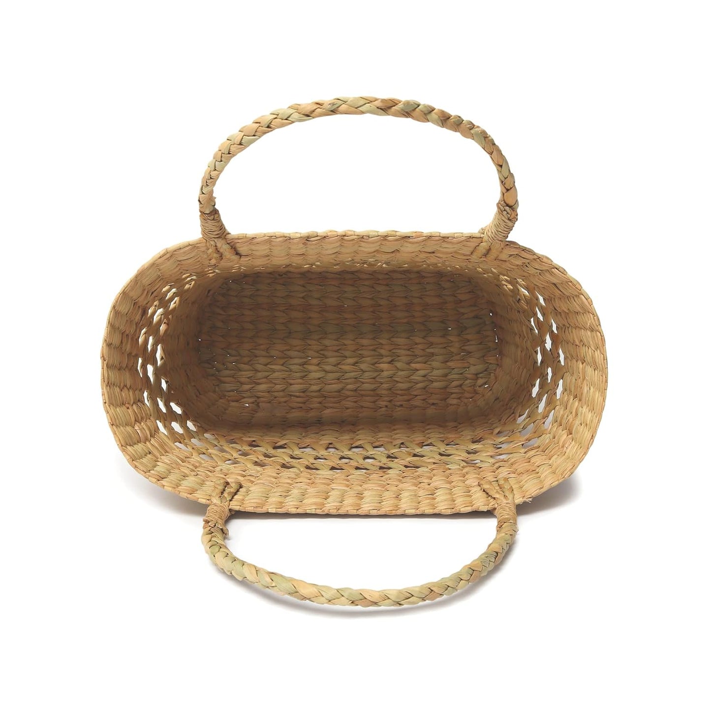 Indian Jute Picnic Baskets Lunch Basket Cane Or Jute Basket Cane Basket For Gifting Wicker Baskets, Beige