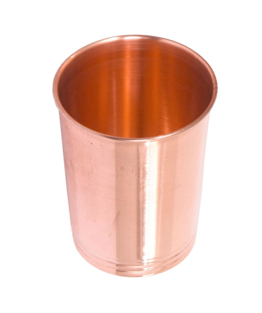 Copper Drinking Water Tumbler - 250 ml Capacity-pack of 2