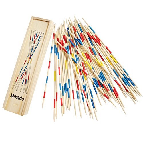 Wooden 31 Pick-Up Sticks Mikado Mikado Sticks mikado game Wooden Stick Games Indoor Board Game for Adults and Kids 5+ Years