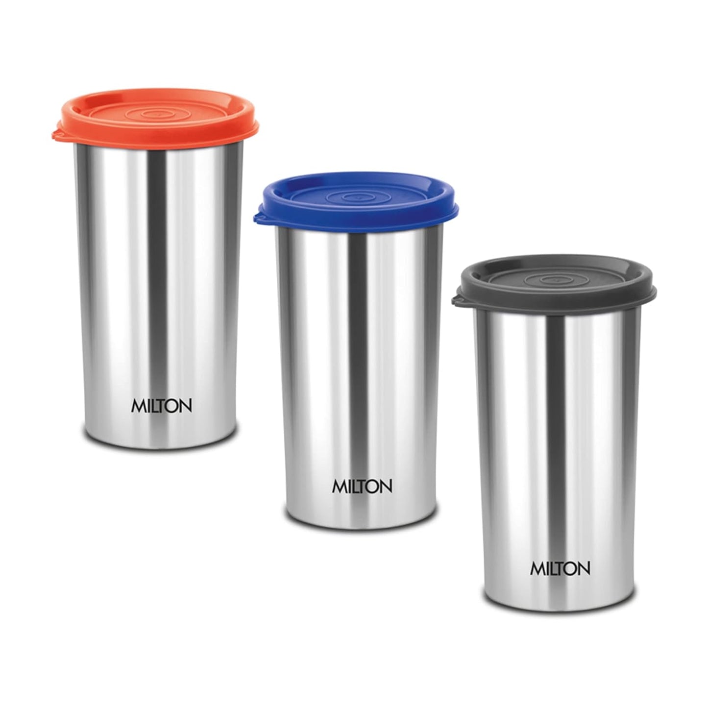 Milton Stainless Steel Tumbler with Lid, 415 ml Drink Ware Drinking Glass