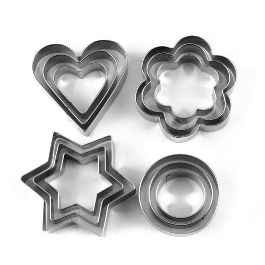 12 pc Biscuit Mould Cutting Cutters Cookie Cutter Shapes Silicone Cookie Molds Christmas Cookie Cutters Cookie Stamp Cookie Cutters Alphabet Cookie Cutters Heart Cookie Cutter Holiday Cookie Cutters Custom Cookie Cutters