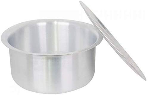 Aluminium cooking Pot with Lid Aluminium Patila Indian cookware