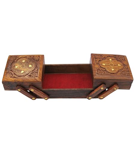 Wooden Jewellery Box Handmade Jewel Box Jewellery Organiser Box For Women Wood Box