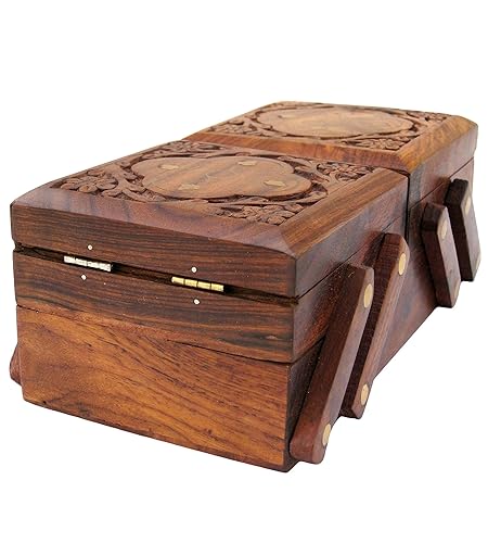 Wooden Jewellery Box Handmade Jewel Box Jewellery Organiser Box For Women Wood Box