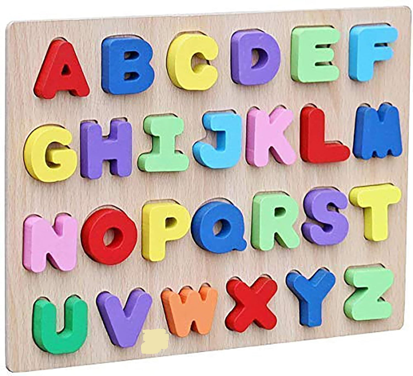 Wooden Capital Alphabets Letters Learning Educational Puzzle Toy for Kids Indoor Games Learning Games