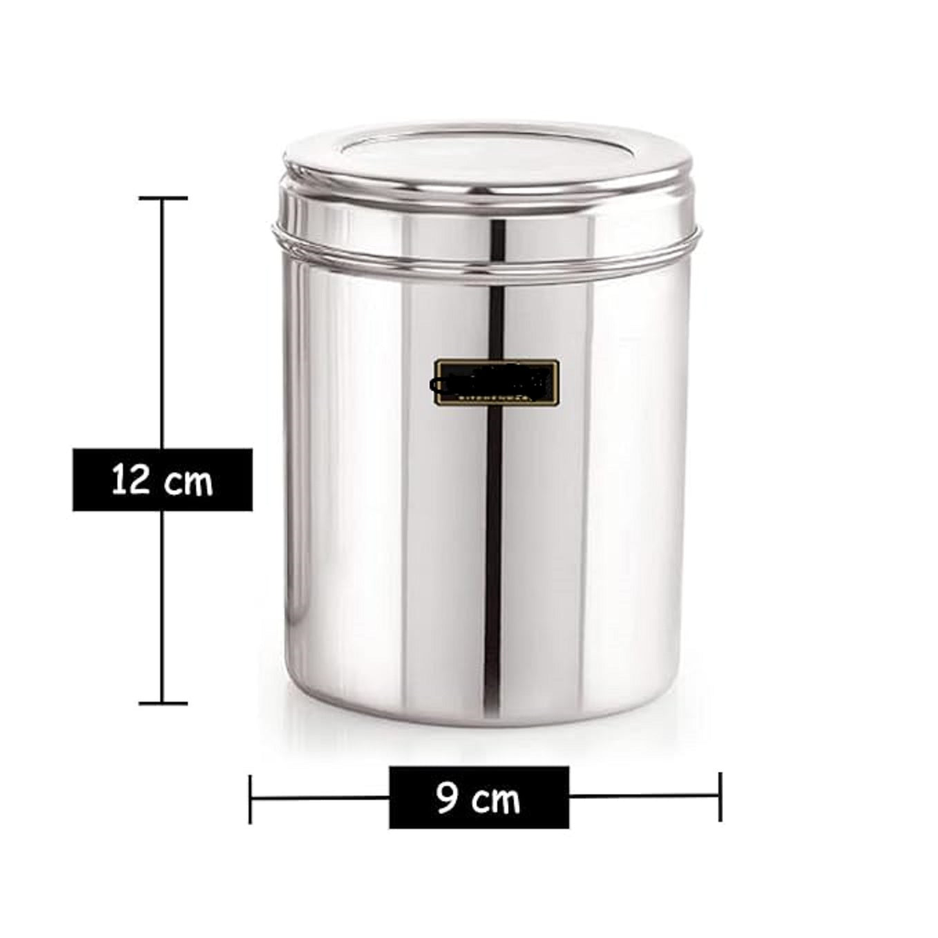 Stainless Steel Containers for kitchen with See Through Lid  Kitchen Containers Set Food Grains Capacity500gms Approx