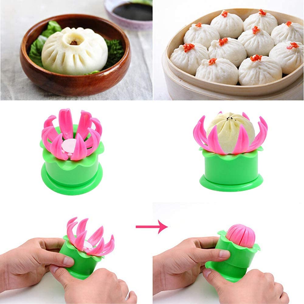 Plastic Momos Dumpling Maker Dough Press Mould Shapes Dumpling Mold Momo Mold Dough Press Plastic Dumpling Maker Momo Maker Set Dumpling Shaper Dumpling Mould Momos Dough Cutter