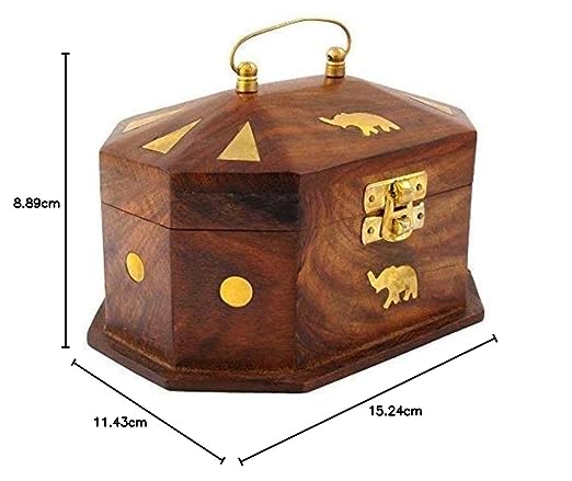 Wooden Jewellery Box Handmade Jewel Box Jewellery Organiser Box For Women Wood Box