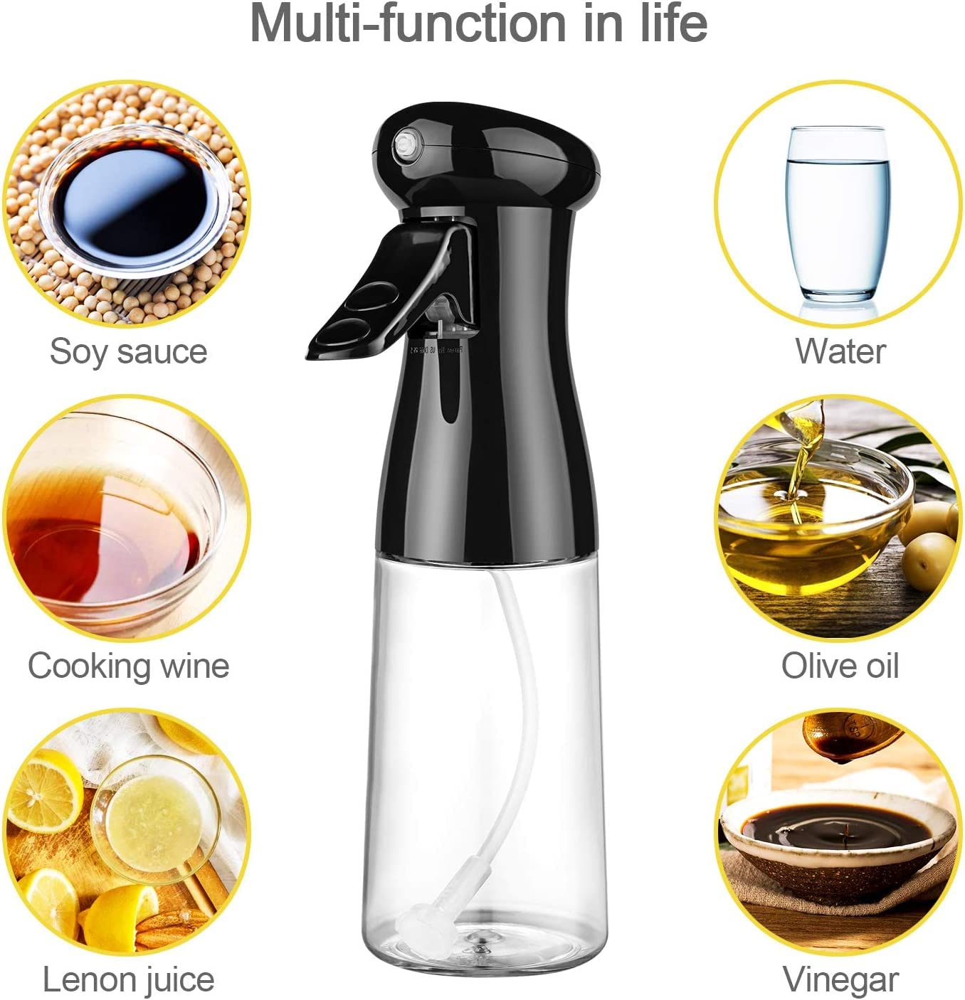 Olive Oil Sprayer 250ml Mister Oil Spray Bottle Air Fryer Oil Sprayer Cooking Oil Sprayer Olive Oil Sprayer Oil Mister Kitchen Oil Sprayer Oil Spray Bottle Pump Oil Sprayer Refillable Oil Sprayer Fine Mist Oil Sprayer Stainless Steel Oil Sprayer