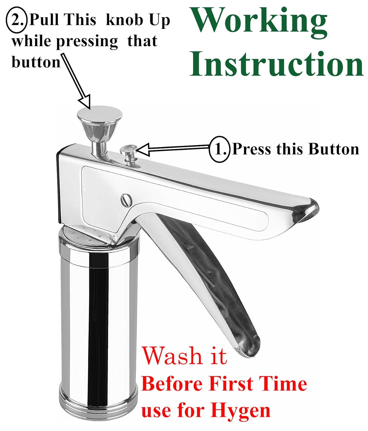 Stainless Steel Kitchen Press Sev Maker Noodles Maker Murukku Maker Namakeen Namkin Maker Farsan Maker Gathiya Maker