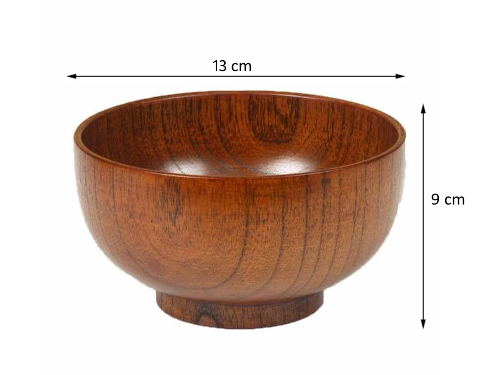 Wooden Serving Bowl Wood Salad Bow Wooden Bowl Serving Bowl Salad & Mixing Bowl Bowl For Kitchen Home & Kitchen Snack Bowl