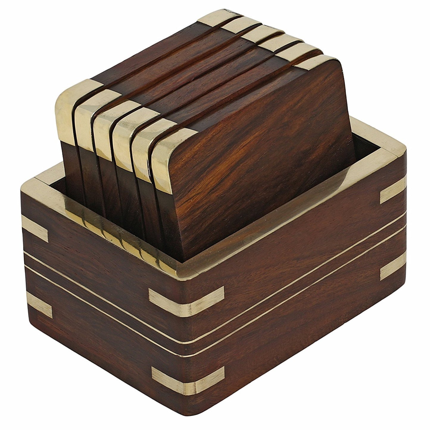 Wooden Tea|Coffee|Drink Hot/Cold Coaster Set Coaster Set Tea Coaster Set For Table Wooden Coaster