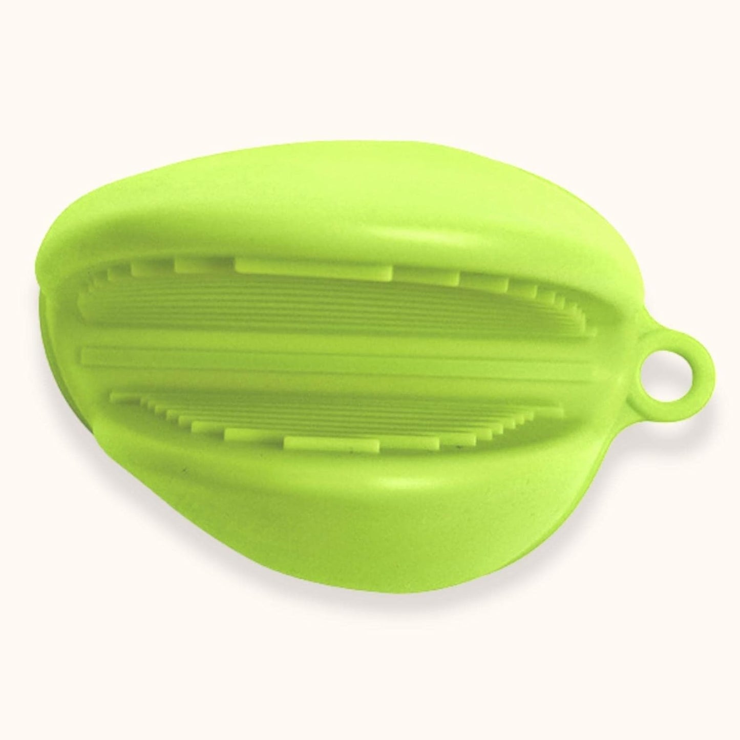 Silicone Pinch Grip Mitten Oven Mitt Gripper Kitchen Potholder Utensil Tool, 10inch(Green) - Set of 2