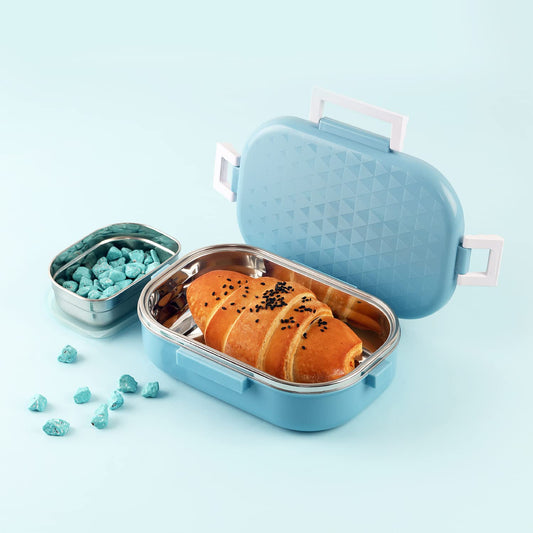 CELLO Altro Neo Lunch Box 700ml lunch box for kids and adult Neo Blue