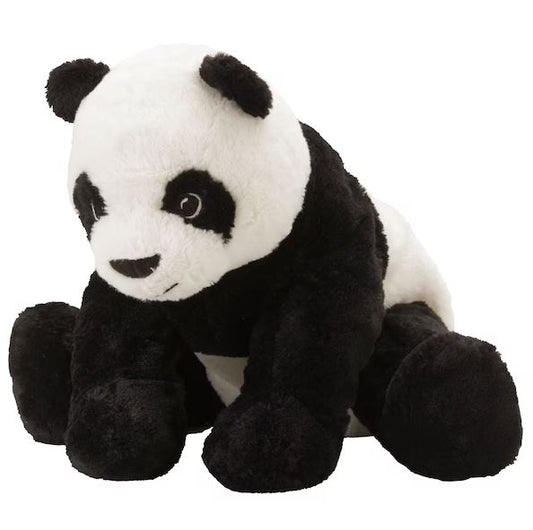 IKEA KRAMIG Soft toy, white/black Kids Toy Soft Toy For Kids