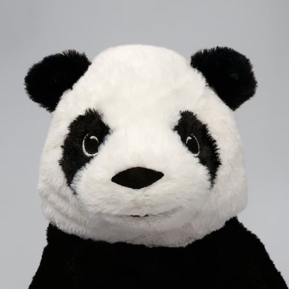 IKEA KRAMIG Soft toy, white/black Kids Toy Soft Toy For Kids