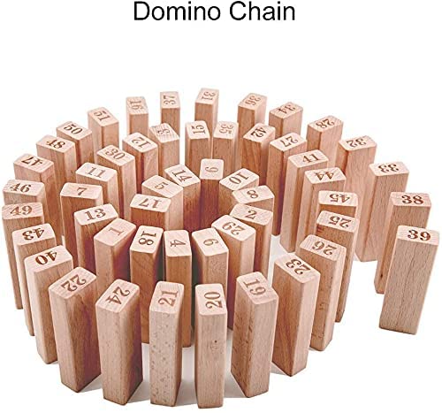 Wooden Jenga Wooden Blocks 51 Pcs 4 Dice Building Blocks Game jenga games jenga wooden blocks game