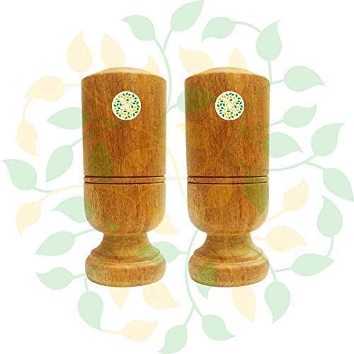 Wooden Glass Tumbler water tumbler glass Herbal Wooden tumbler Drinking Glass Pack Of 2