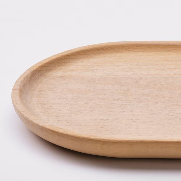 IKEA SMÖRLING Serving tray, set of 2, beech Wooden Tray Tableware Server ware Oval Platter