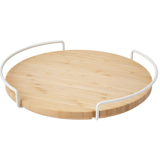 IKEA Lazy Susan, organizer bamboo 11 inch (28 cm) 1 pcs Kitchen Organizer Table Organizer