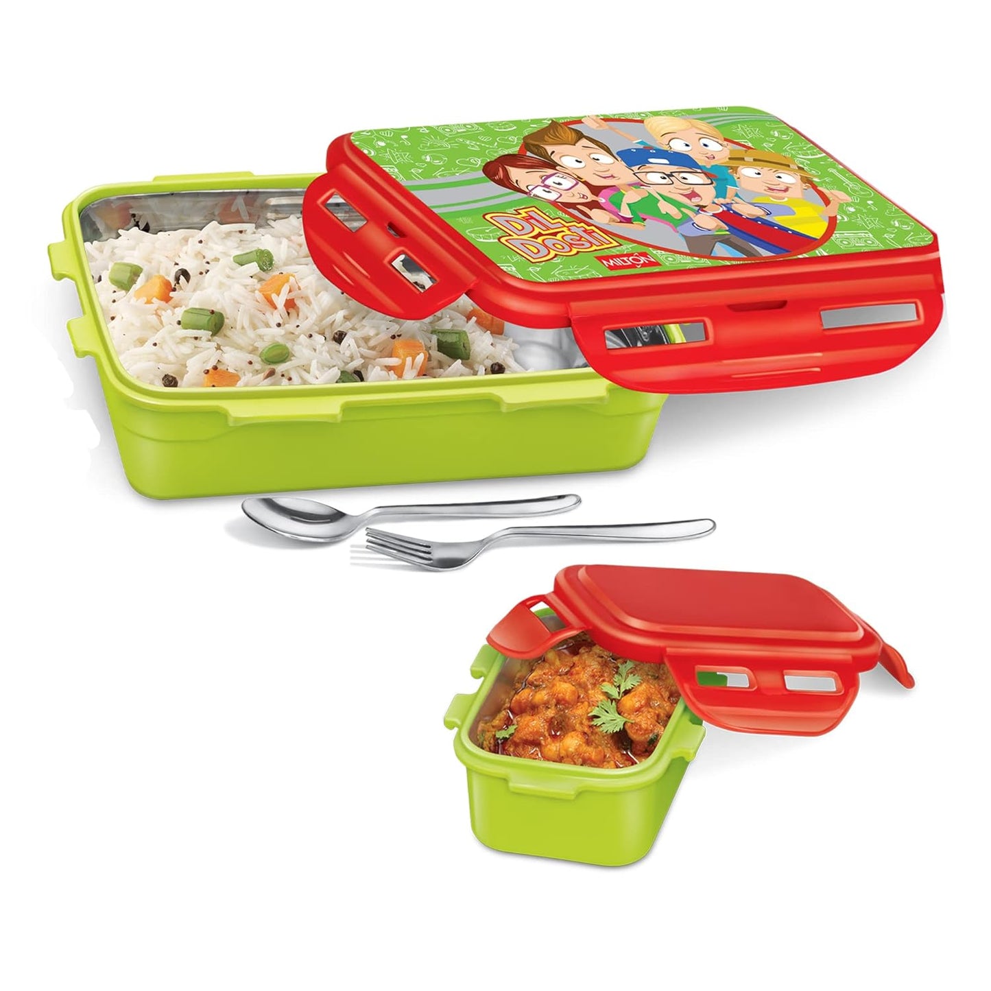 MILTON Insulated Tiffin Box 120 ML Lunch Box for Kids and Adults